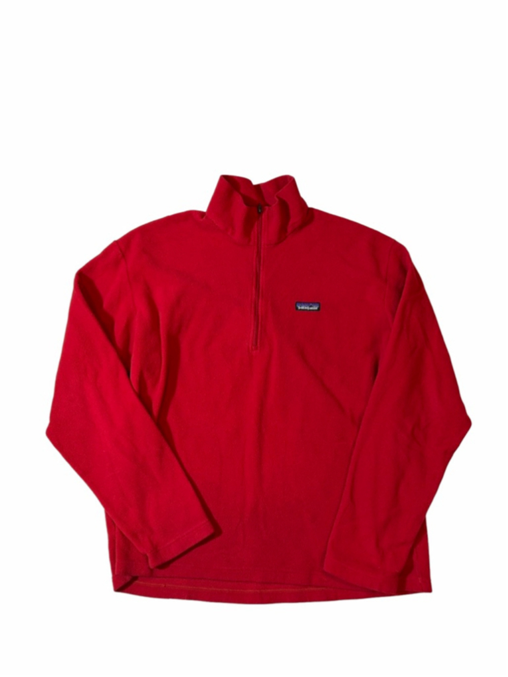 Patagonia Synchilla Red Quarter Zip Fleece Pullover Men’s Large